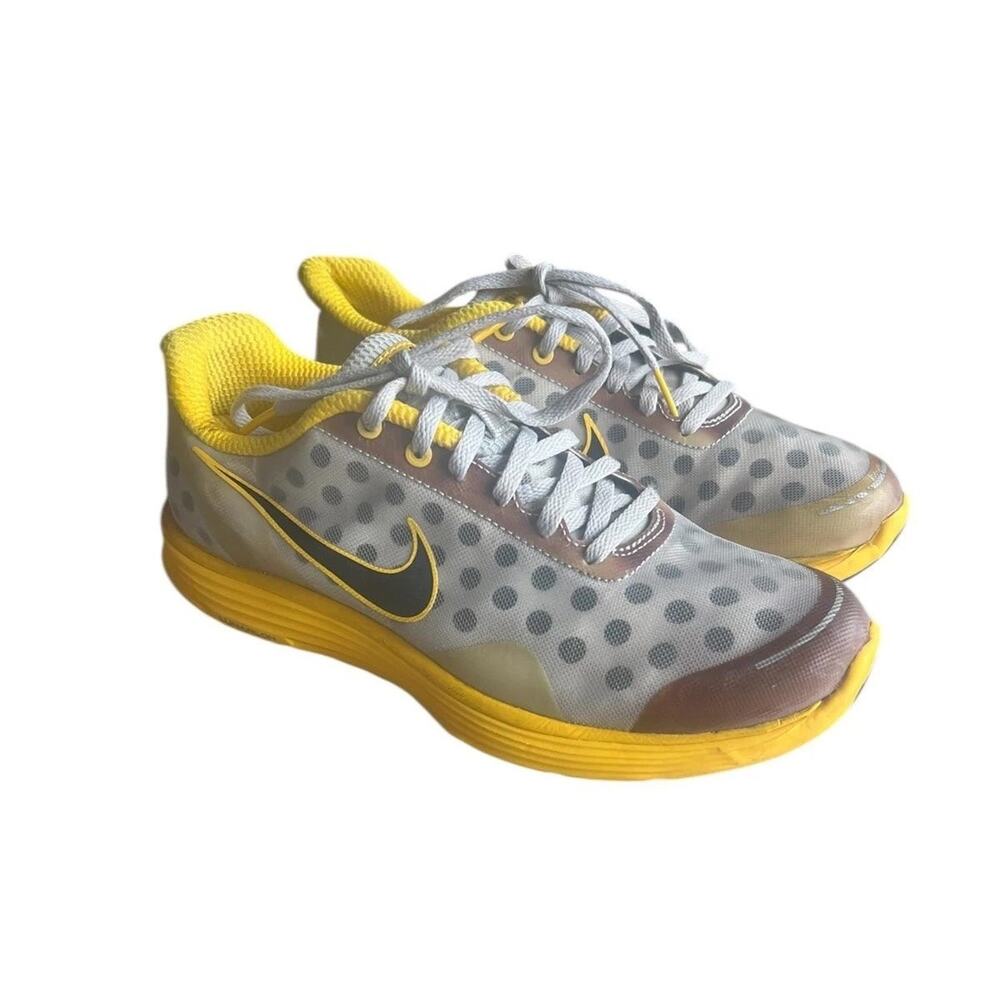 Nike LIVESTRONG Lunarlon Lunarswift Women’s Trainers Running Shoes 7.5 Yellow